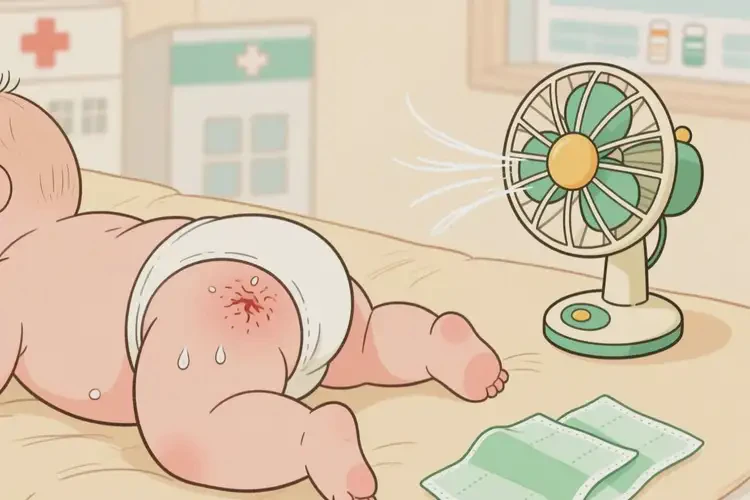 小兒屁股上出濕疹不管它會自己痊愈嗎(圖2)