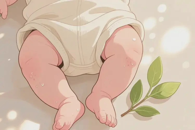 小兒大腿容易起濕疹不管它會(huì)自己自愈嗎(圖3)