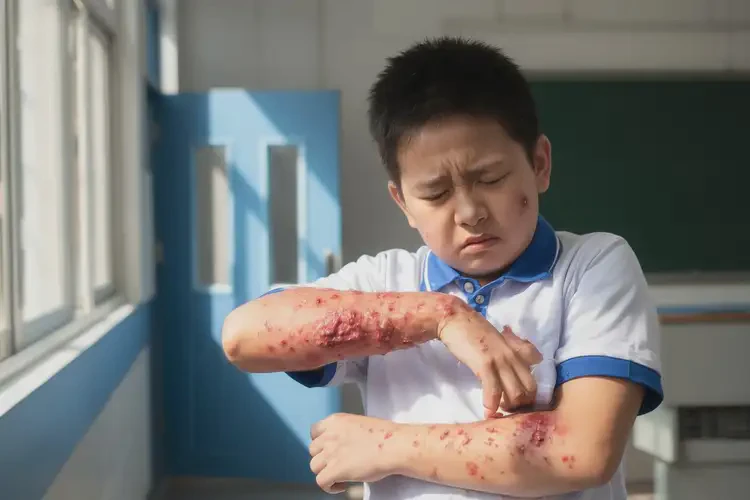 中學(xué)生手臂上長(zhǎng)濕疹可以徹底自愈嗎(圖4)