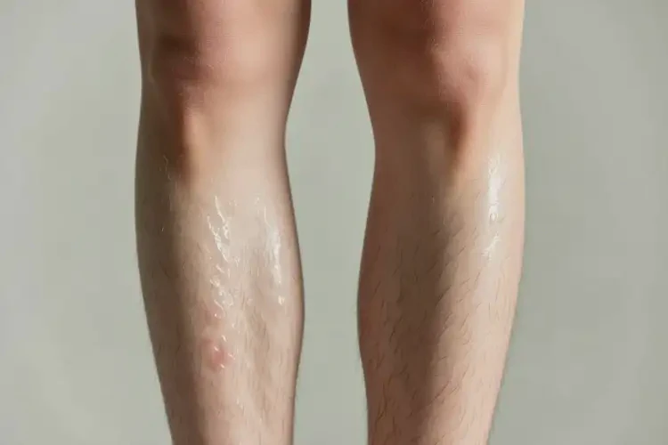 青年人小腿出湿疹可以彻底自愈吗(图1)