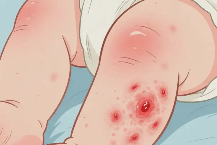 寶寶小腿上長濕疹可不可以徹底自愈(圖2)