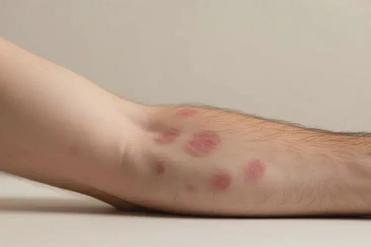 男人手臂上起濕疹可以徹底自愈嗎(圖2)