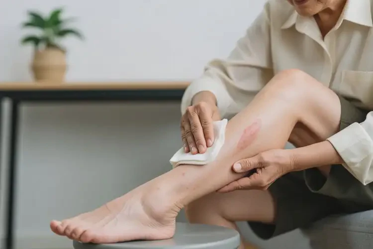 老年人小腿出現(xiàn)濕疹不管它會自己好嗎(圖3)