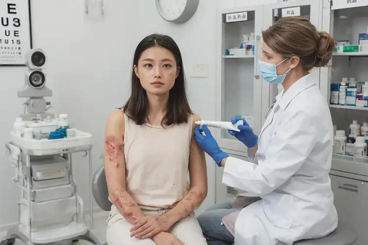 女生全身起濕疹能徹底自愈嗎(圖3)