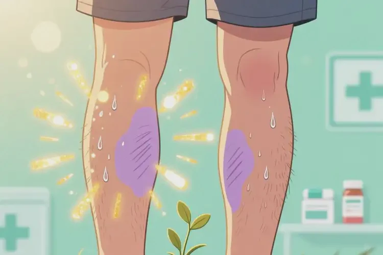 男人大腿偶尔长湿疹不管它会自己痊愈吗(图2)