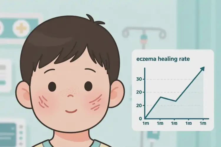 少兒面部有濕疹不管它會自己痊愈嗎(圖4)