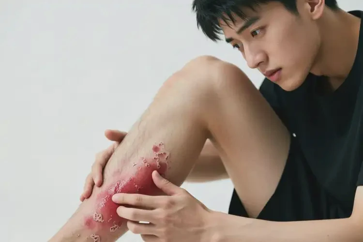 男性小腿上容易起濕疹不管它會自己自愈嗎(圖4)