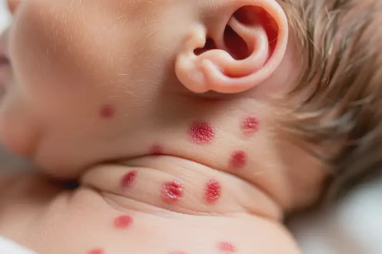 新生兒脖子上長濕疹能徹底自愈嗎(圖4)