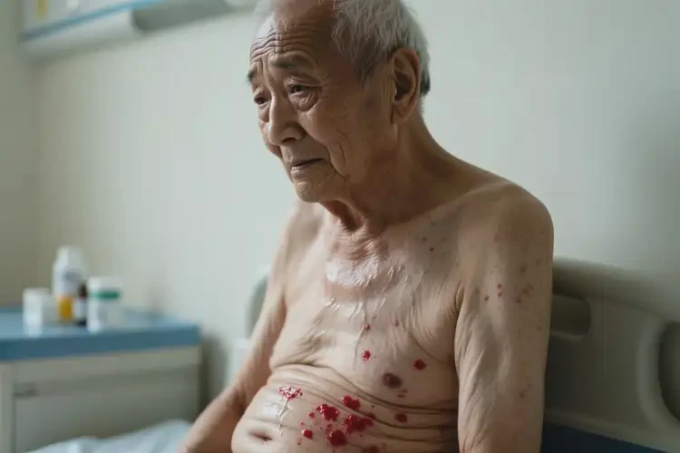高齡老人肚子出現(xiàn)濕疹不管它會(huì)自己自愈嗎(圖4)