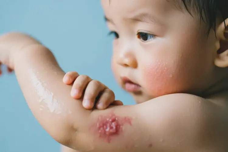 小兒手臂經(jīng)常長(zhǎng)濕疹不管它會(huì)自己痊愈嗎(圖1)