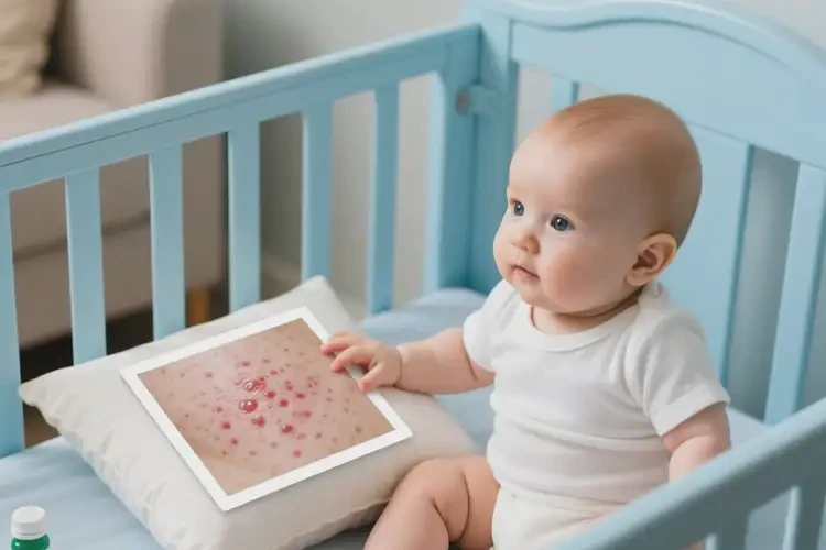 小兒身上出濕疹不管它會(huì)自己自愈嗎(圖2)