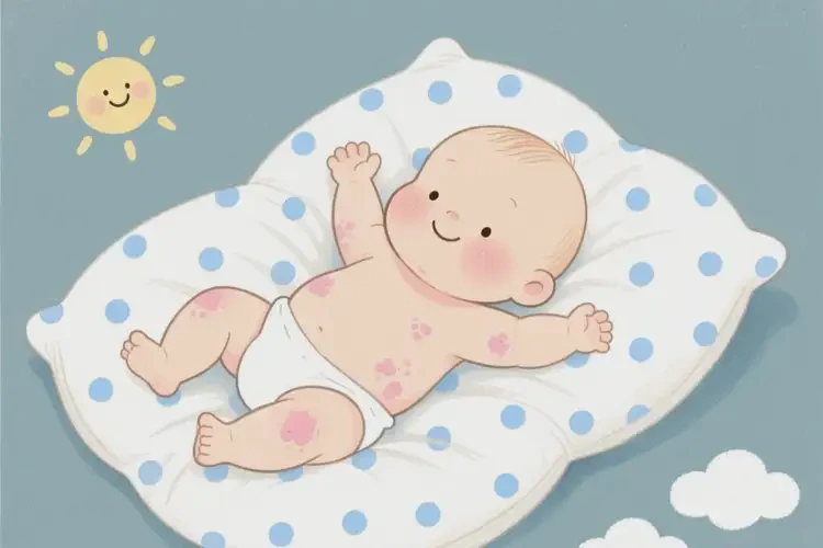 嬰幼兒全身偶爾長濕疹能夠徹底治愈嗎(圖3)