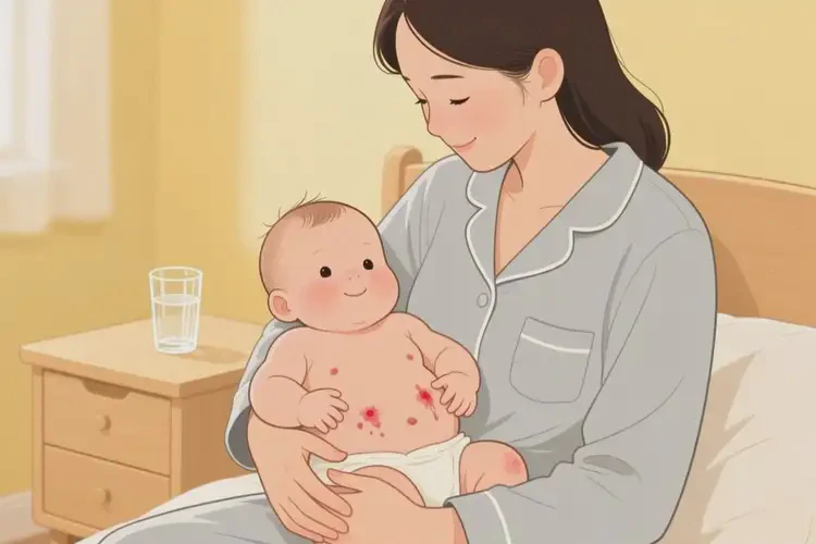 新生兒肚子上容易長(zhǎng)濕疹能靠自己自愈嗎(圖2)