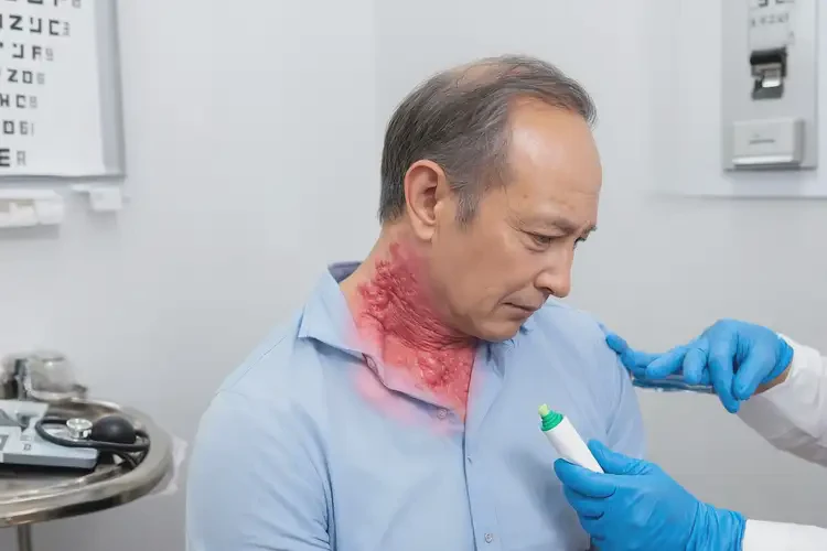 男性脖子上容易长湿疹不管它会自己好吗(图3)