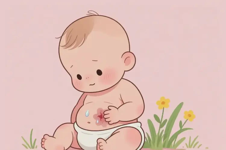 小兒肚子上長濕疹不管它會自己自愈嗎(圖3)