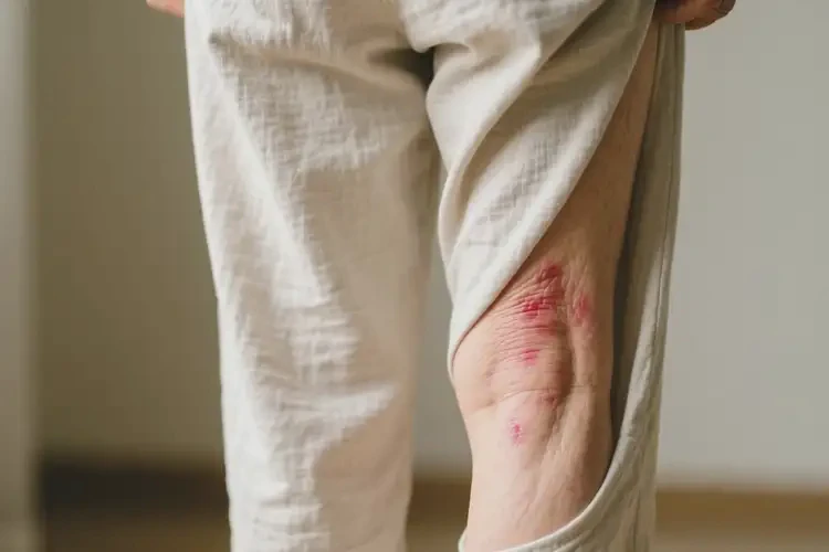 老年人大腿上容易起濕疹可以徹底自愈嗎(圖2)