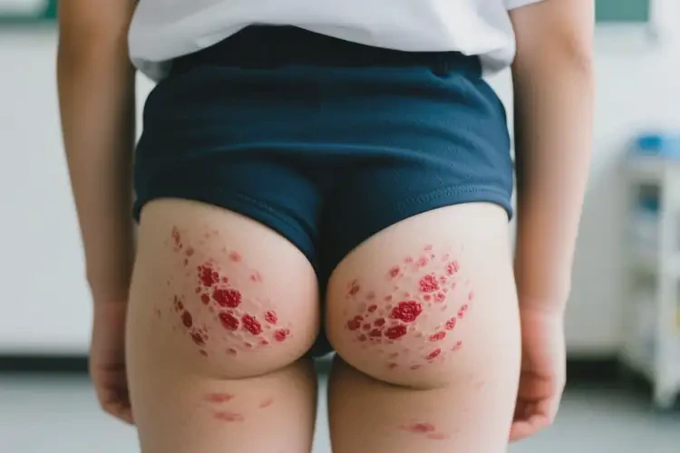 小學(xué)生屁股上出現(xiàn)濕疹不管它會(huì)自己好嗎(圖3)