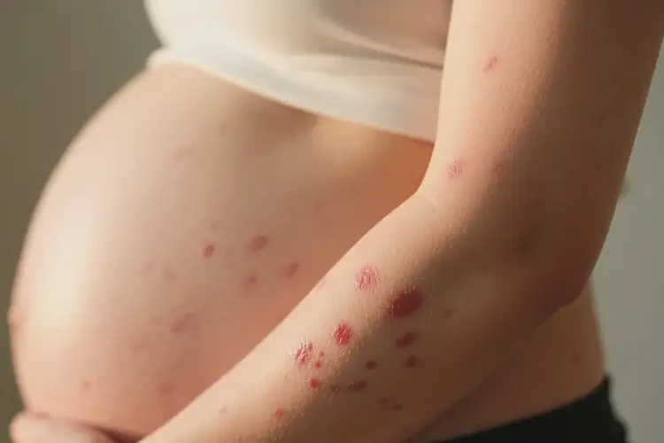 孕婦手臂經(jīng)常起濕疹能夠徹底治愈嗎(圖4)