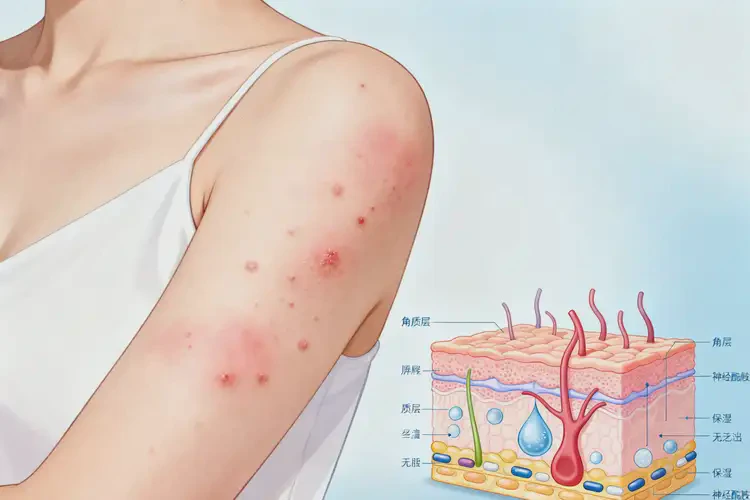 女性手臂上出濕疹可不可以徹底自愈(圖4)