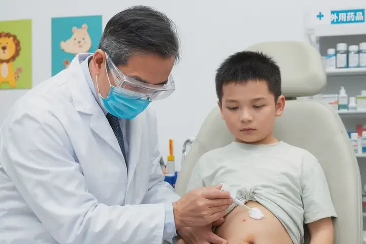 兒童肚子上有濕疹不管它會自己痊愈嗎(圖3)