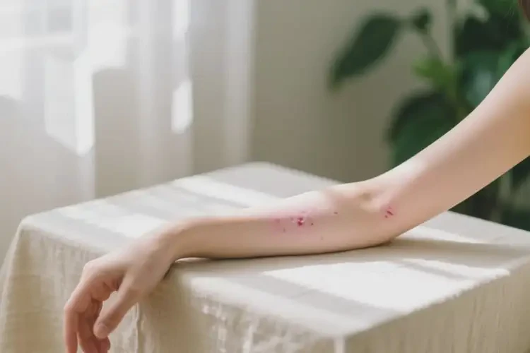 女人手臂上容易長濕疹不管它會自己好嗎(圖4)