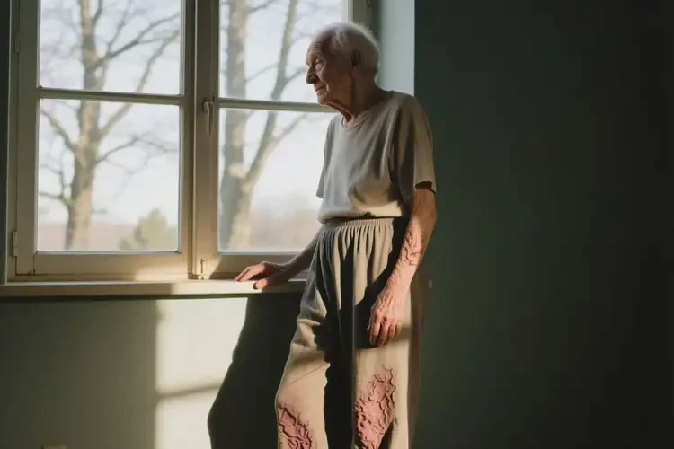 高齡老人全身長(zhǎng)濕疹不管它會(huì)自己好嗎(圖2)