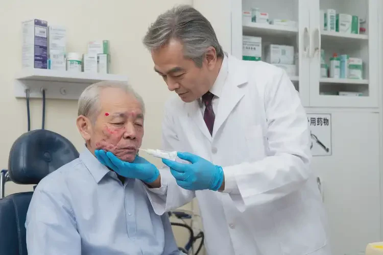 老人臉上長濕疹不管它會(huì)自己好嗎(圖3)