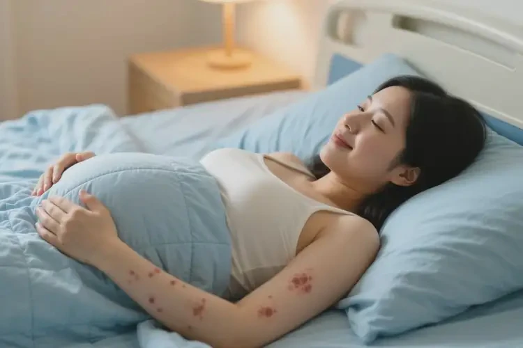 孕婦身上有濕疹不管它會(huì)自己痊愈嗎(圖1)