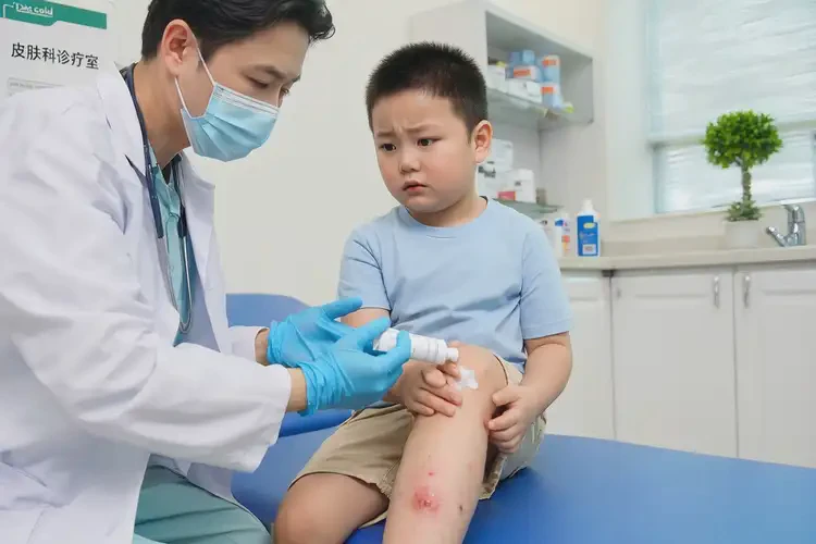 小孩大腿上出濕疹能夠徹底治愈嗎(圖3)