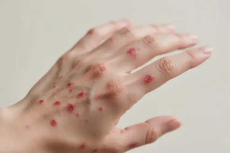 女性手上偶爾起濕疹不管它會(huì)自己好嗎(圖4)