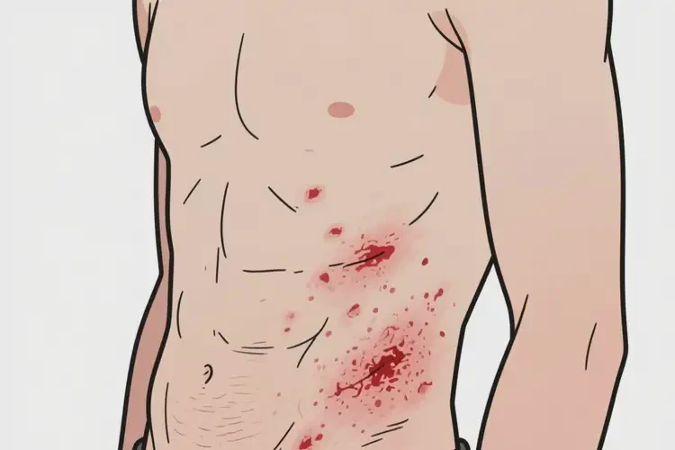 青年人肚子上經(jīng)常起濕疹可不可以徹底自愈(圖2)