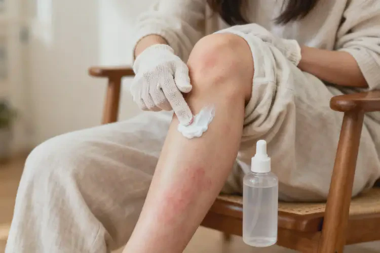 哺乳期媽媽小腿上容易長濕疹能夠徹底治愈嗎(圖1)