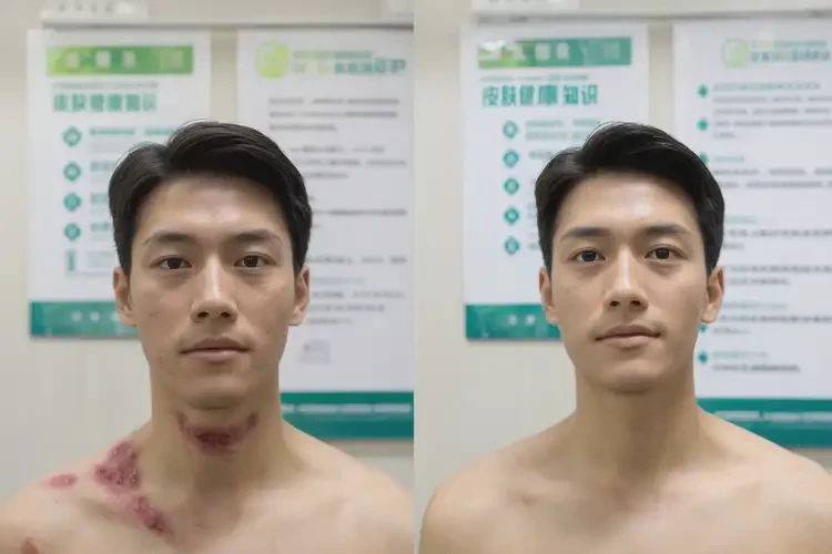 男生脖子經(jīng)常起濕疹不管它會自己好嗎(圖1)