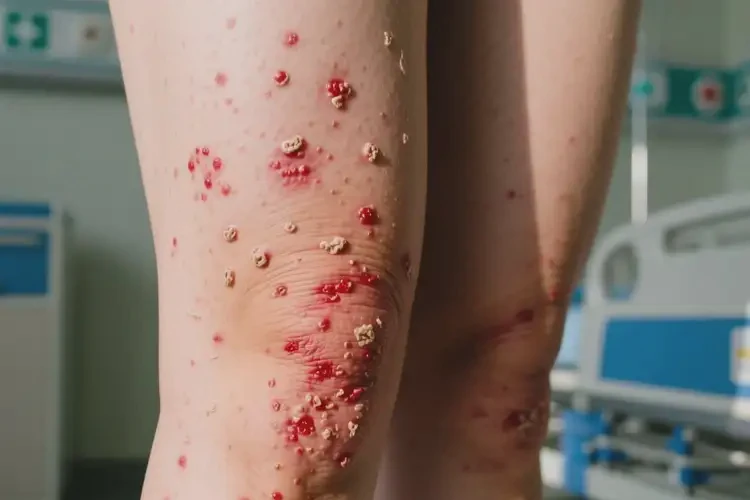 女生大腿上經(jīng)常長濕疹不管它會自己好嗎(圖4)