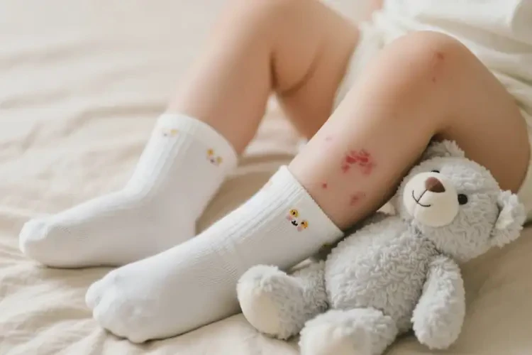 孩子小腿出濕疹不管它會(huì)自己痊愈嗎(圖1)