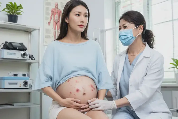 孕婦肚子上起濕疹可不可以徹底自愈(圖1)