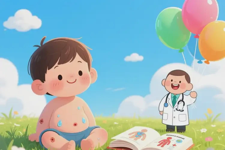 小孩肚子上容易長濕疹能徹底自愈嗎(圖3)