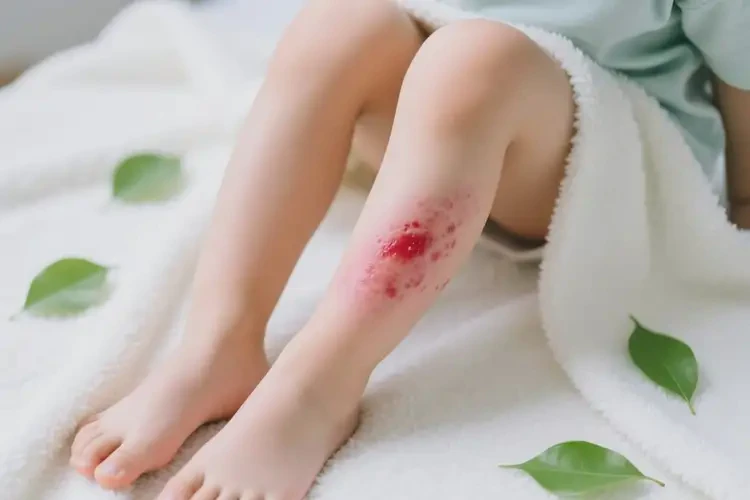 孩子大腿出濕疹可不可以徹底自愈(圖2)