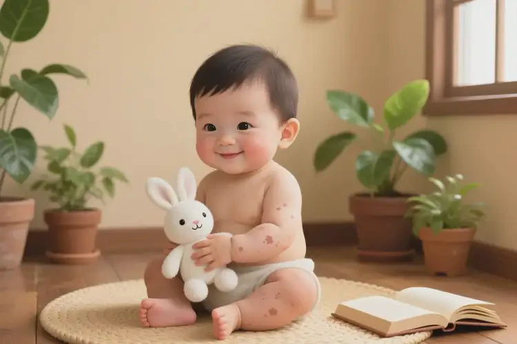 嬰幼兒全身偶爾長濕疹能夠徹底治愈嗎(圖1)