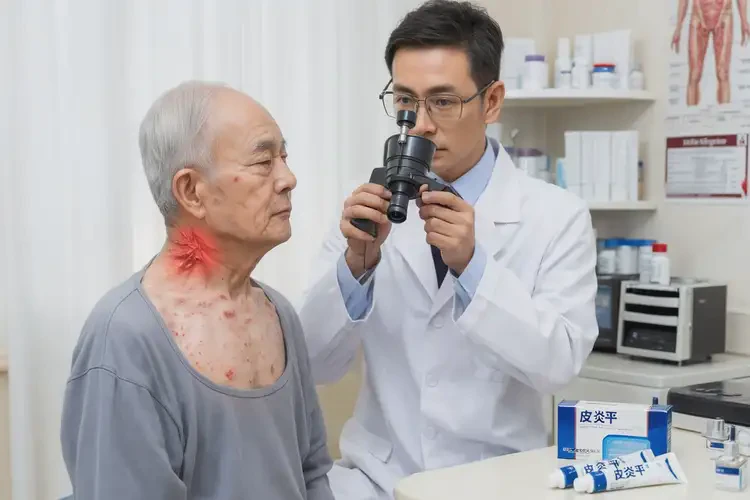 老年人脖子長濕疹不管它會自己痊愈嗎(圖2)