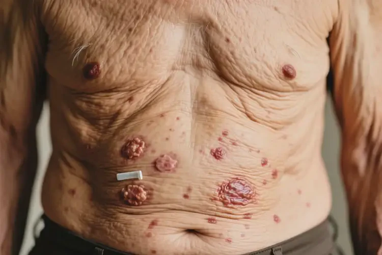 高齡老人肚子上起濕疹不管它會自己痊愈嗎(圖3)