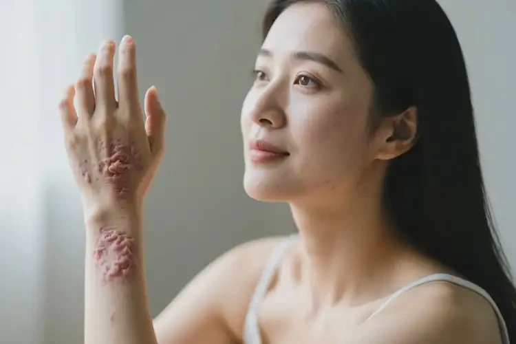 女人手臂經(jīng)常起濕疹可不可以徹底自愈(圖2)