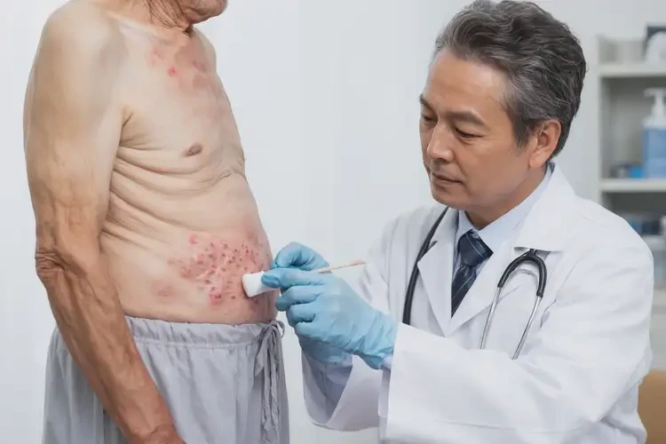 高齡老人肚子上容易起濕疹能徹底自愈嗎(圖3)