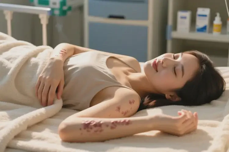 女性四肢容易長濕疹可以徹底自愈嗎(圖1)