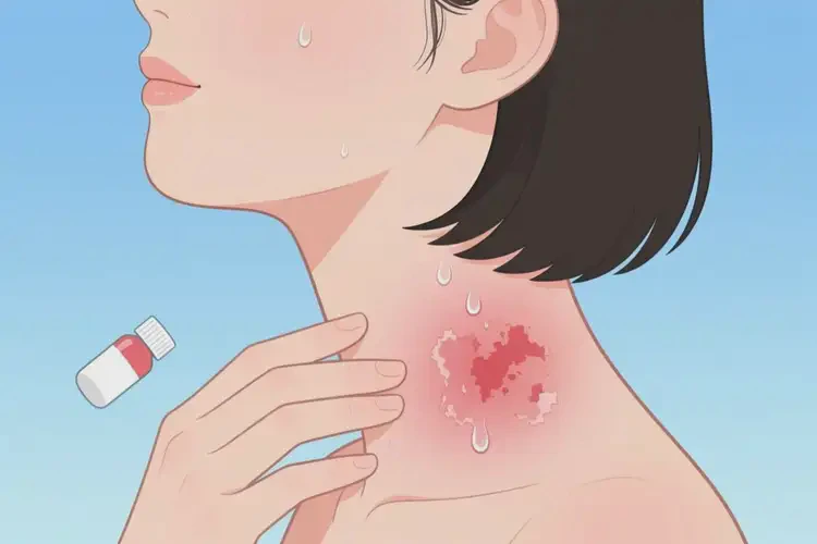 女性脖子出濕疹不管它會自己自愈嗎(圖3)
