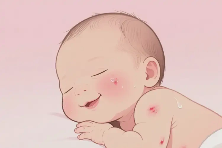 新生兒身上出現(xiàn)濕疹能徹底自愈嗎(圖4)