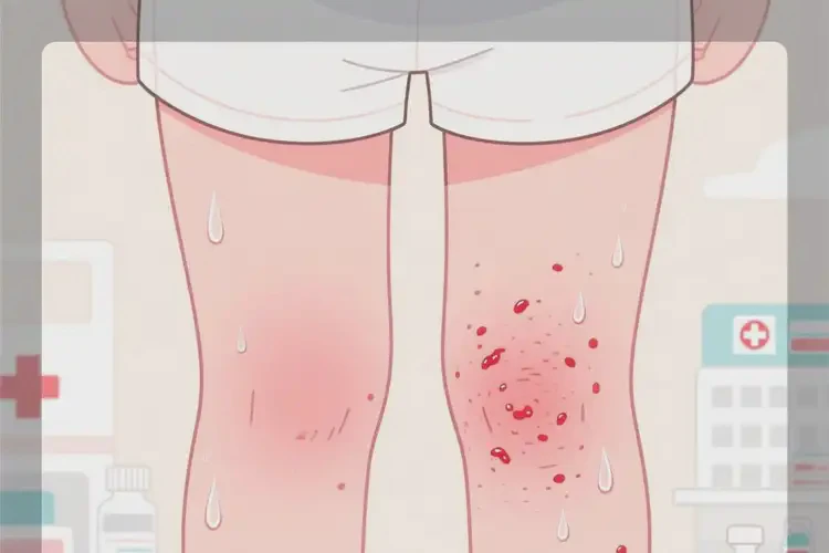 少兒大腿有濕疹可不可以徹底自愈(圖1)