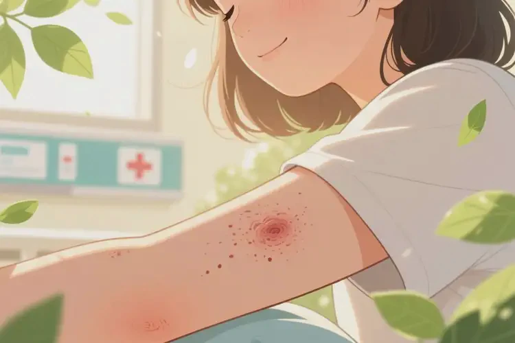 女生手臂上偶爾長濕疹不管它會自己自愈嗎(圖2)