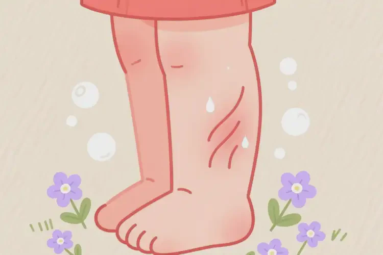 兒童小腿容易長濕疹不管它會自己好嗎(圖1)