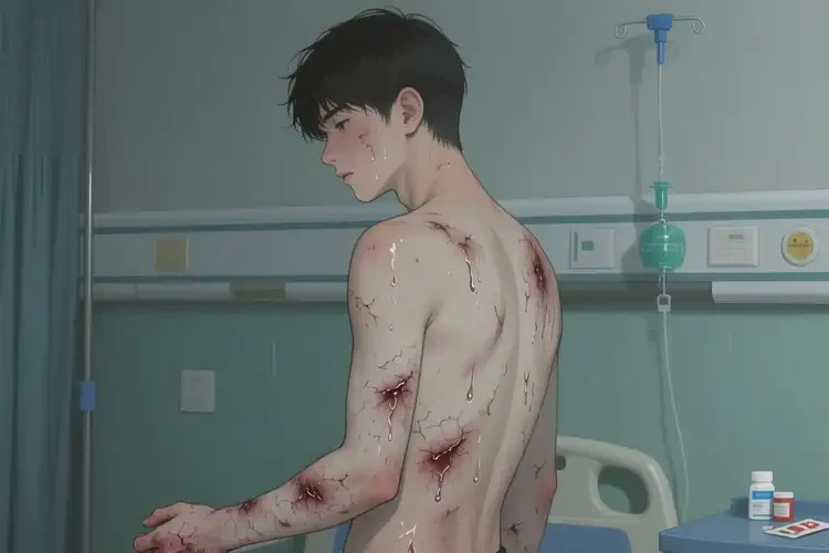 男生全身出現(xiàn)濕疹可以徹底自愈嗎(圖1)